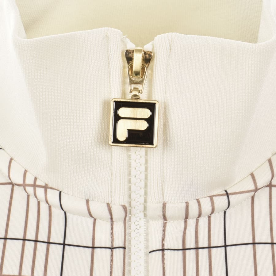 Image number 4 for Fila Regan Track Top Off White