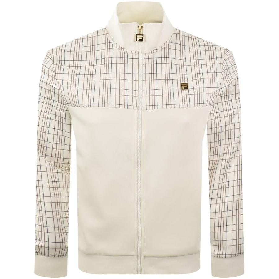 Image number 1 for Fila Regan Track Top Off White