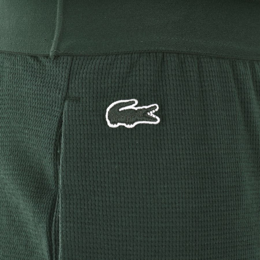 Image number 3 for Lacoste Lounge Waffle Shorts Green