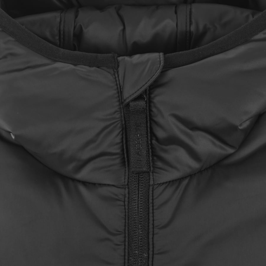 Image number 4 for Lacoste Quilted Puffer Jacket Black