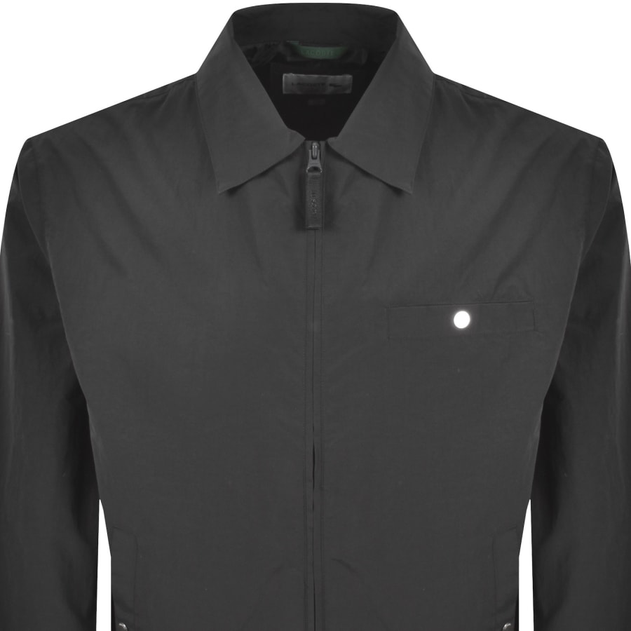 Image number 2 for Lacoste Water Repellent Taffeta Jacket Black