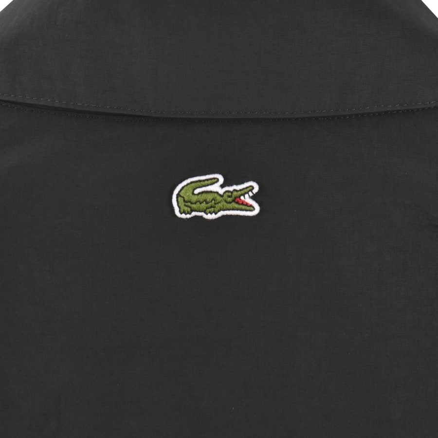 Image number 5 for Lacoste Water Repellent Taffeta Jacket Black