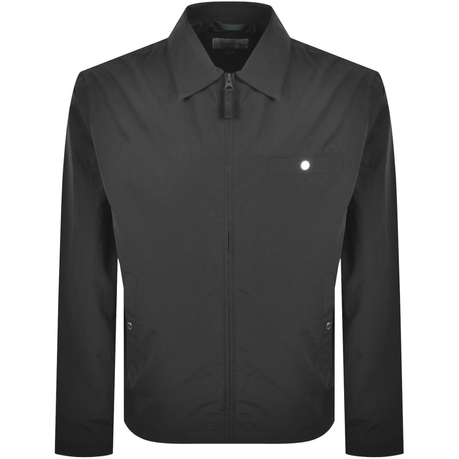 Image number 1 for Lacoste Water Repellent Taffeta Jacket Black
