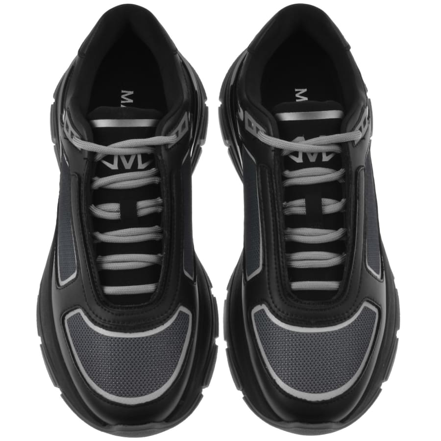 Image number 3 for Mallet Alton Low Top Trainers Black