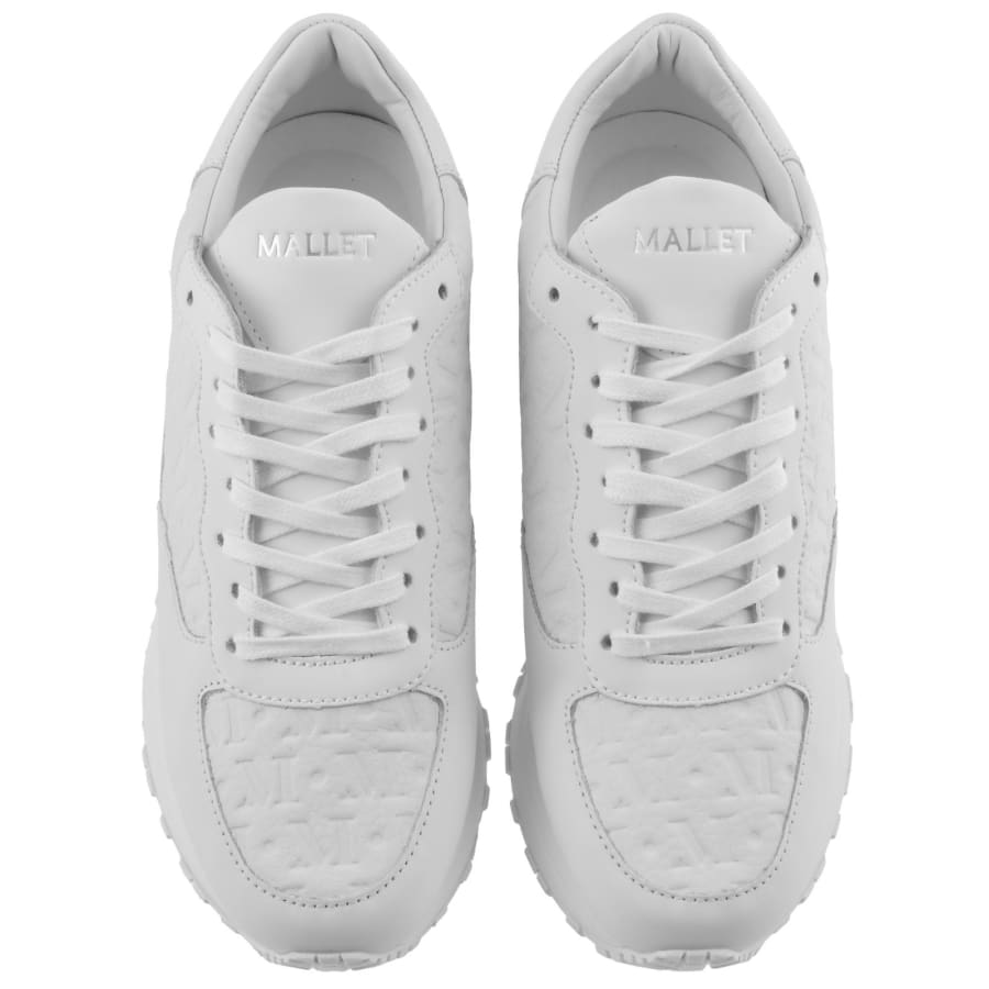 Image number 3 for Mallet Popham Trainers White