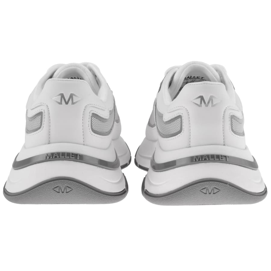 Image number 2 for Mallet Alton Low Top Trainers White