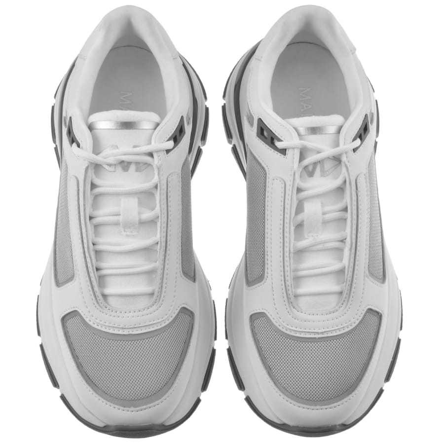 Image number 3 for Mallet Alton Low Top Trainers White