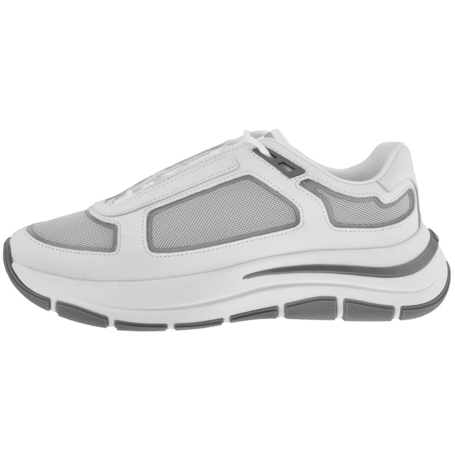 Image number 1 for Mallet Alton Low Top Trainers White