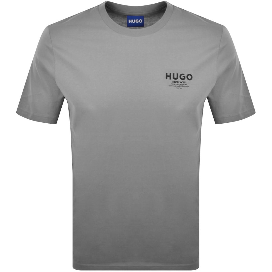 Image number 1 for HUGO Blue Nesptee T Shirt Grey