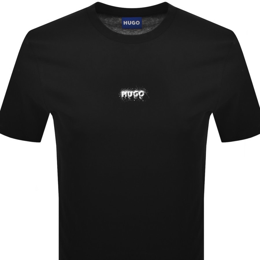 Image number 2 for HUGO Blue Nodar T Shirt Black
