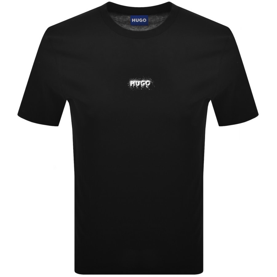 Image number 1 for HUGO Blue Nodar T Shirt Black