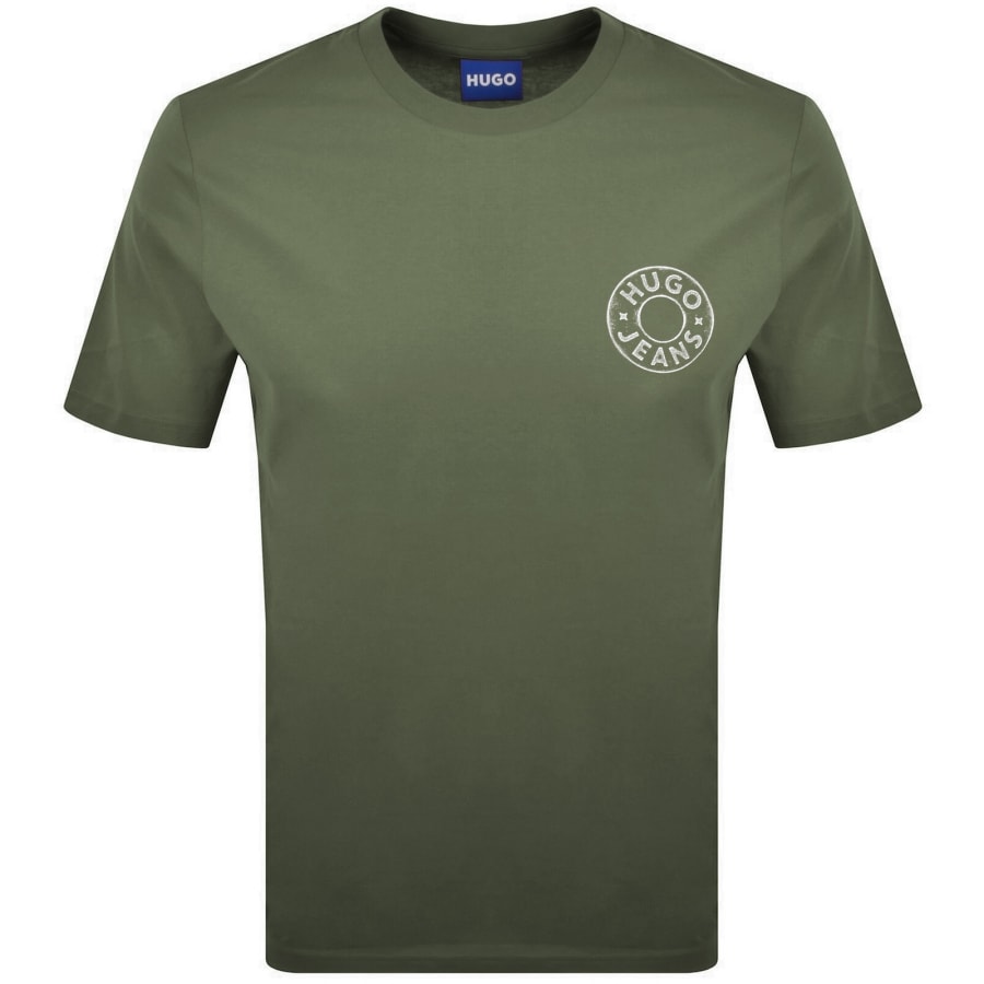 Image number 1 for HUGO Blue Nemodo T Shirt Green
