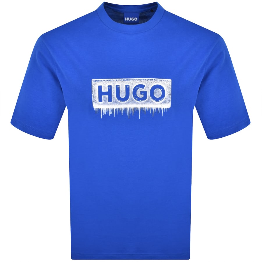 Image number 1 for HUGO Blue Nuiden T Shirt Blue