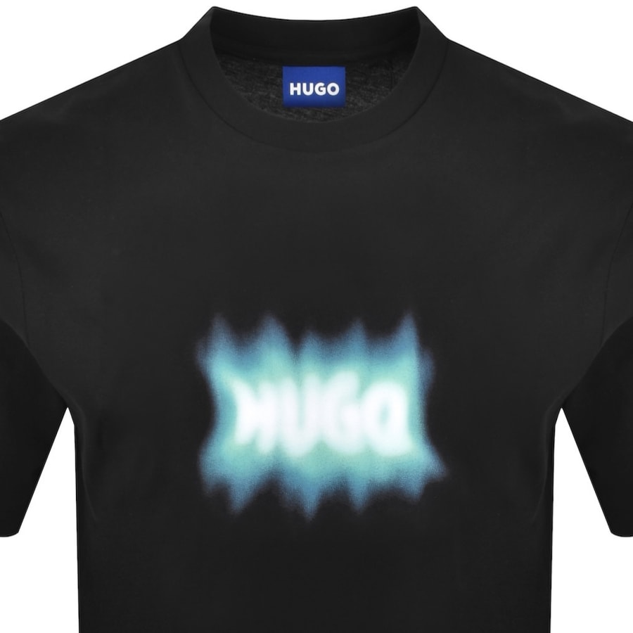 Image number 2 for HUGO Blue Nuiden T Shirt Black