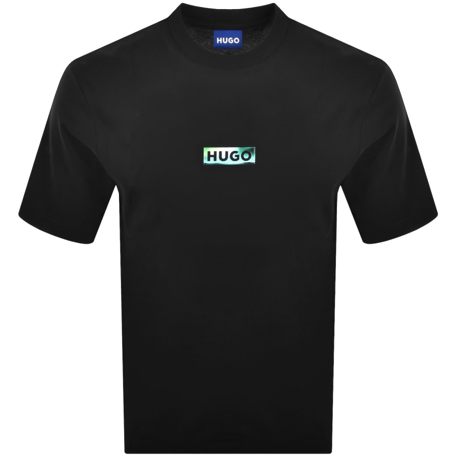 Image number 2 for HUGO Blue Norostee T Shirt Black
