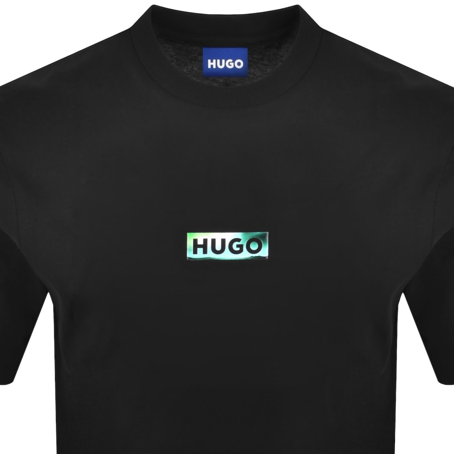 Image number 3 for HUGO Blue Norostee T Shirt Black