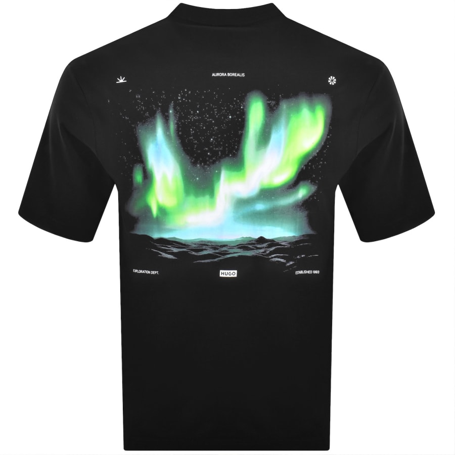 Image number 5 for HUGO Blue Norostee T Shirt Black