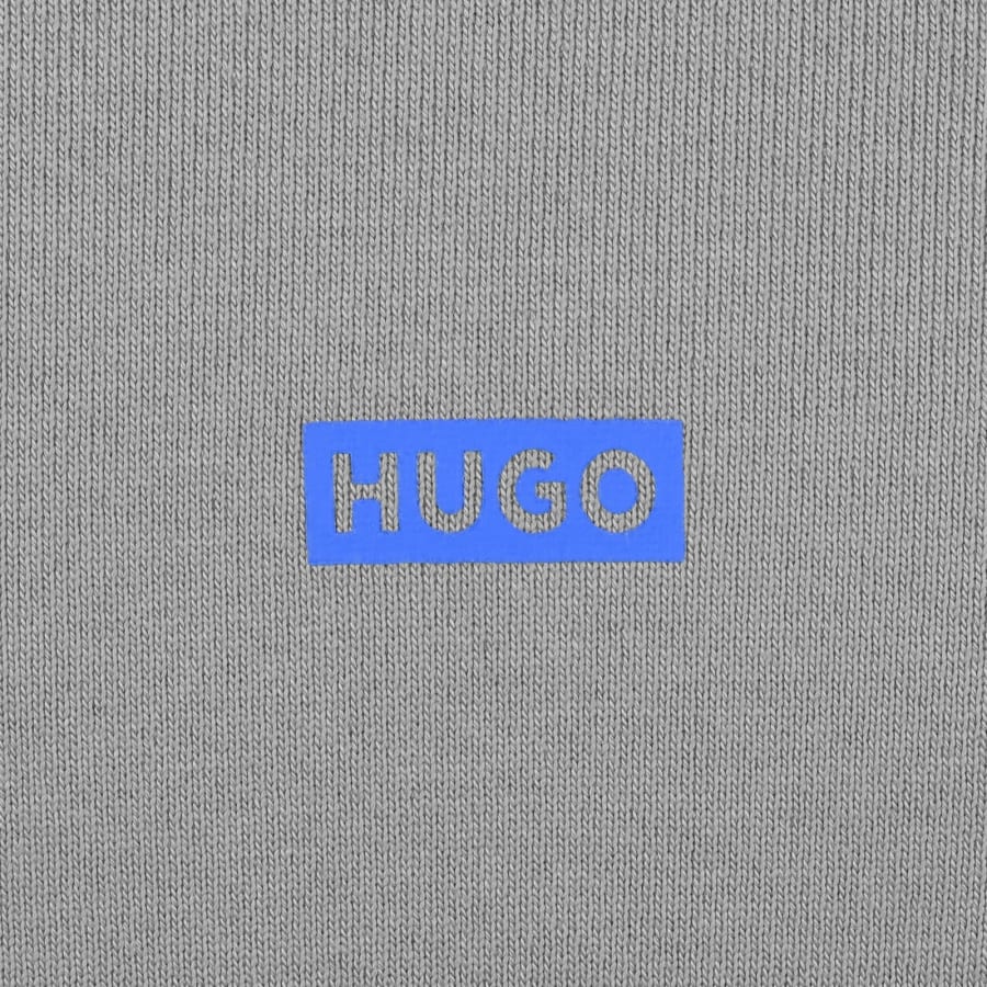 Image number 4 for HUGO Blue Nazardo Hoodie Grey