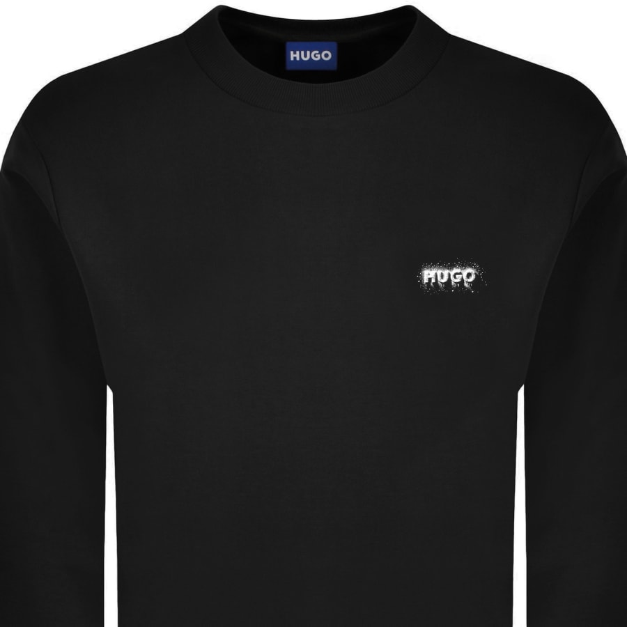 Image number 2 for HUGO Blue Noda Sweatshirt Black