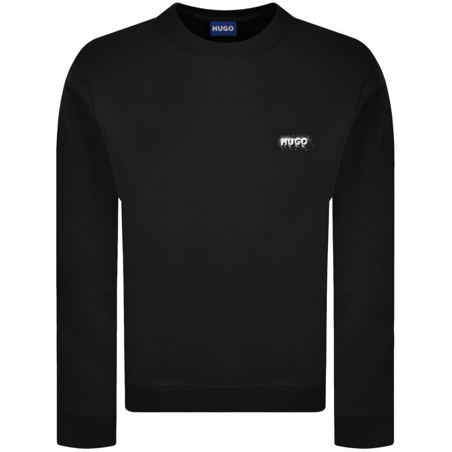 Image number 1 for HUGO Blue Noda Sweatshirt Black