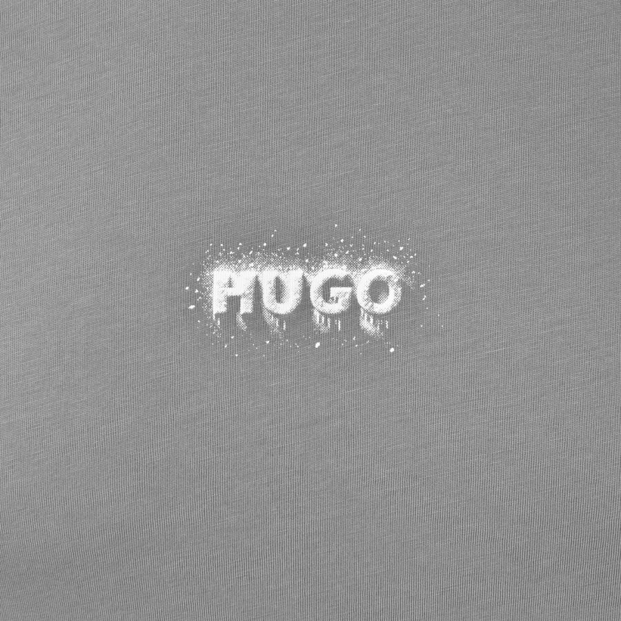 Image number 3 for HUGO Blue Noda Sweatshirt Grey