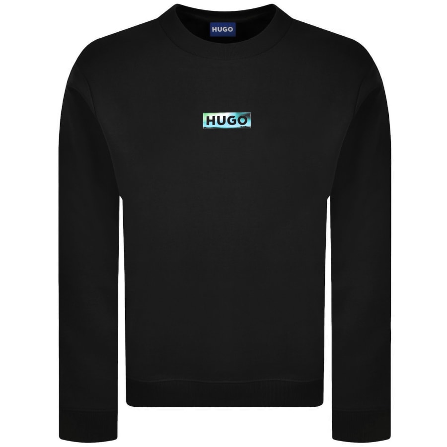 Image number 2 for HUGO Blue Noro Sweatshirt Black