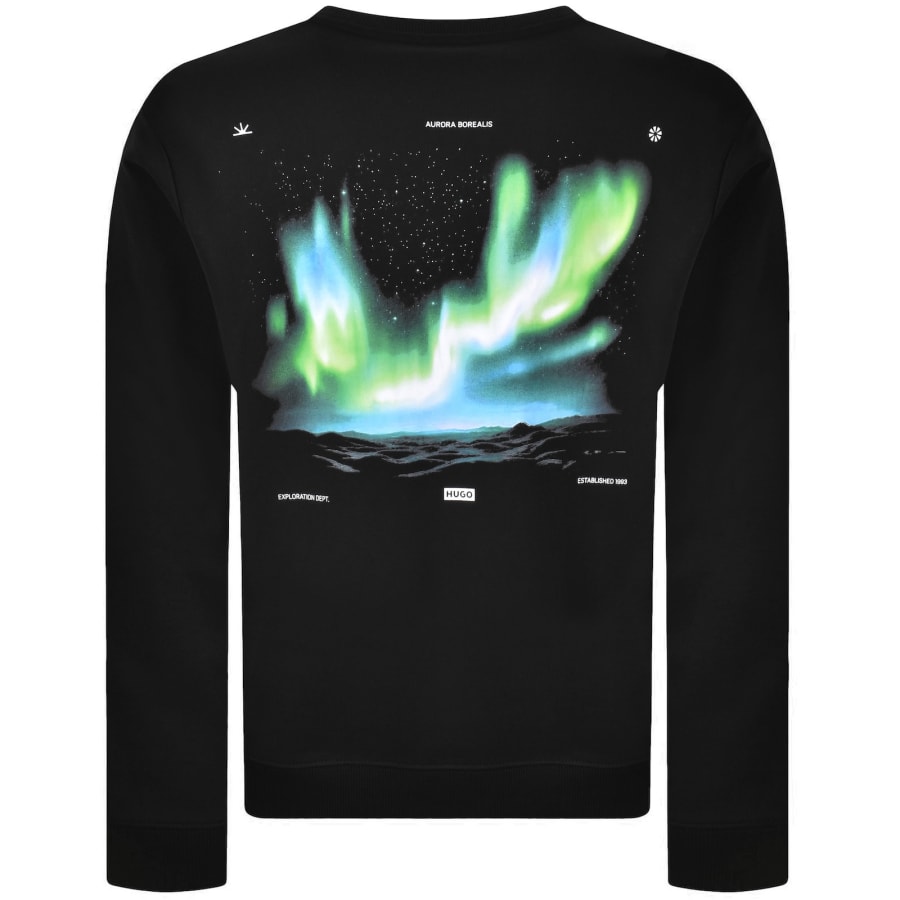 Image number 5 for HUGO Blue Noro Sweatshirt Black