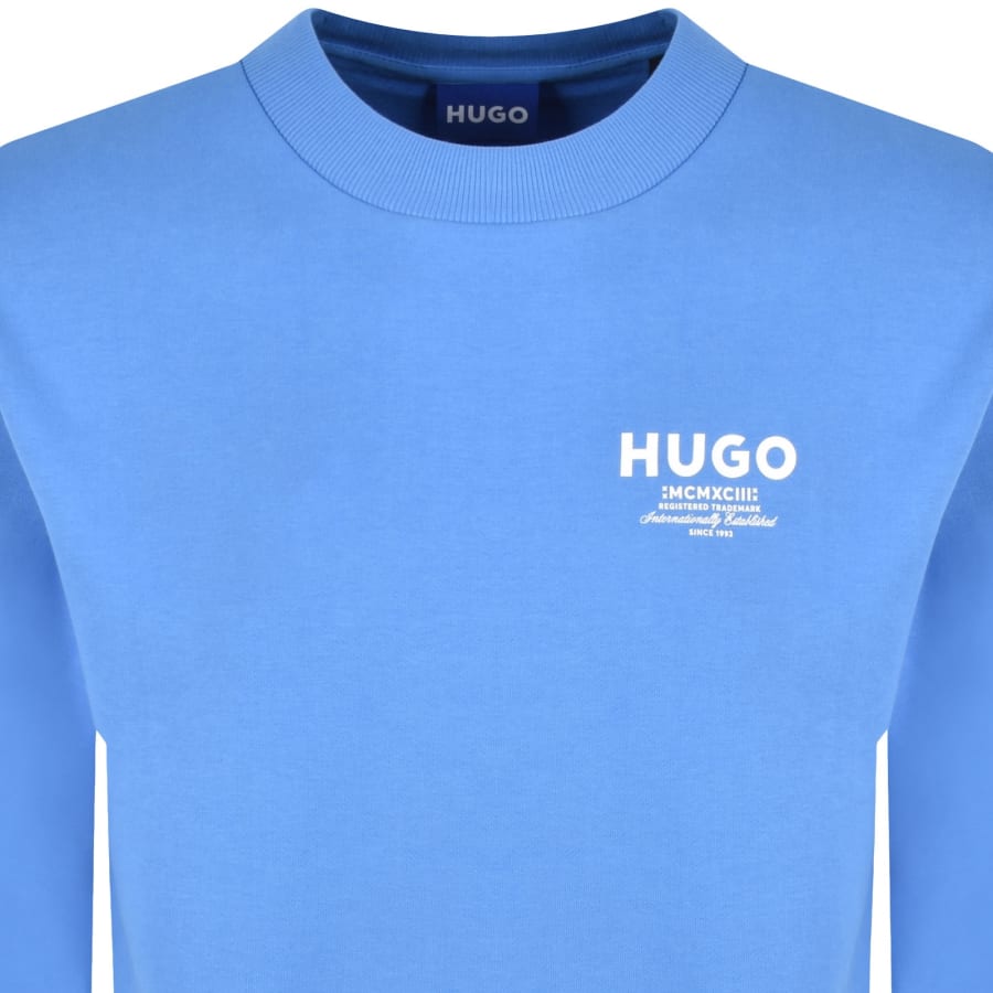 Image number 2 for HUGO Blue Nespon Sweatshirt Blue