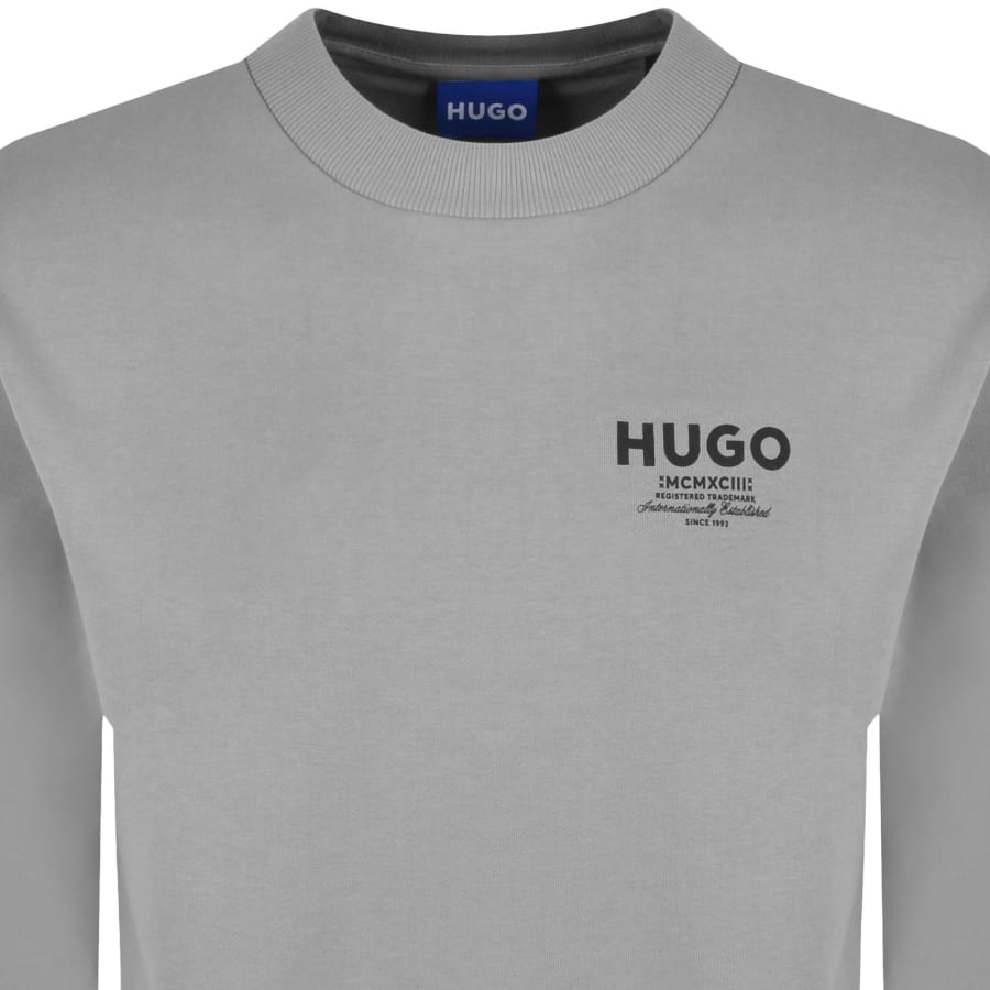 Image number 2 for HUGO Grey Nespon Sweatshirt Grey