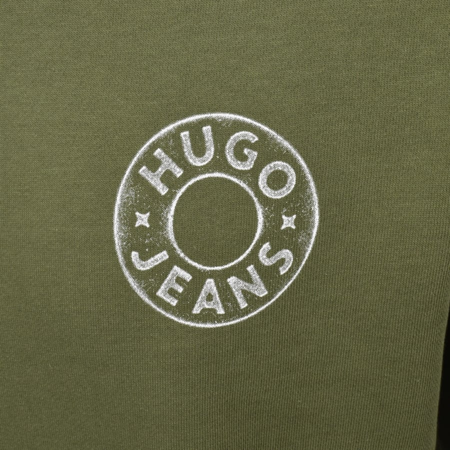 Image number 3 for HUGO Blue Nedos Sweatshirt Green