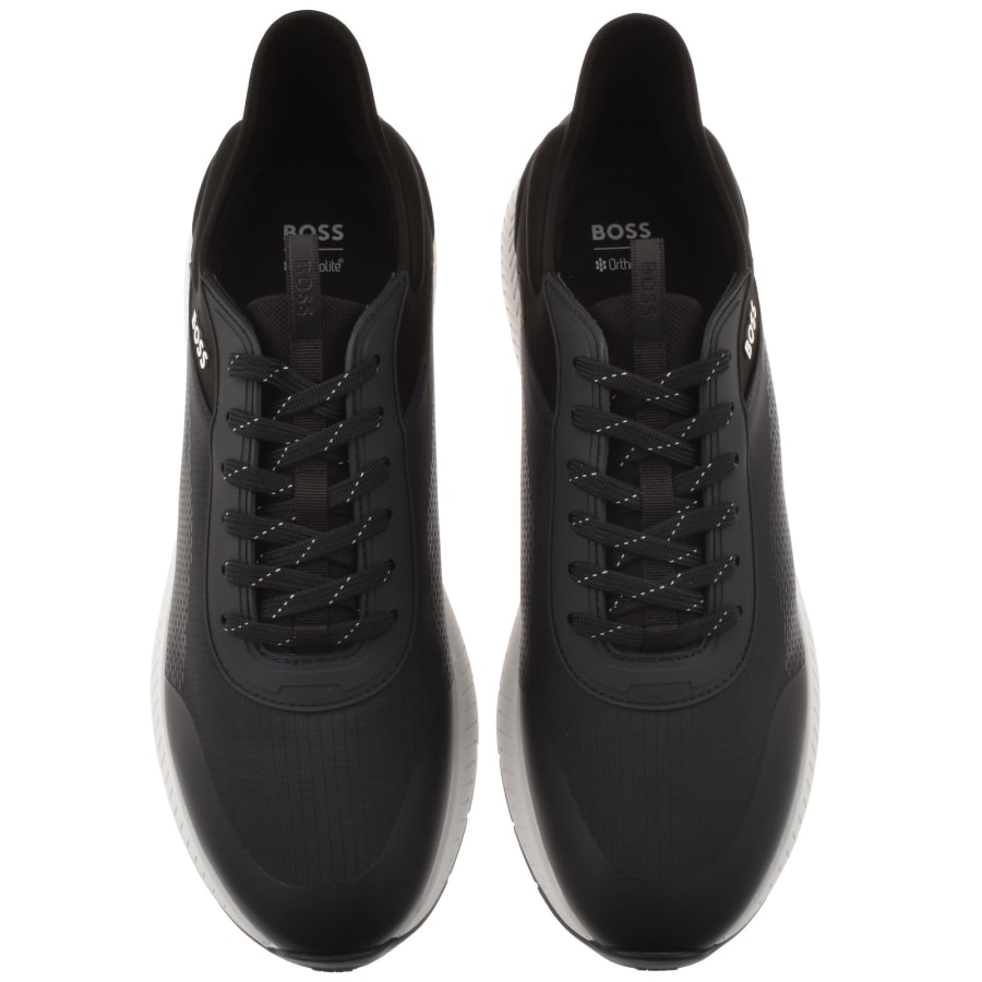 Image number 3 for BOSS Titanium Runner Trainers Blue