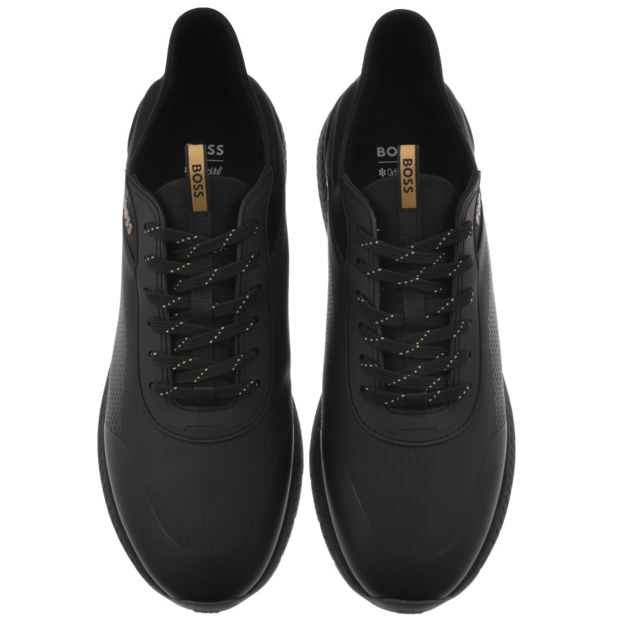Image number 3 for BOSS Titanium Runner Trainers Black