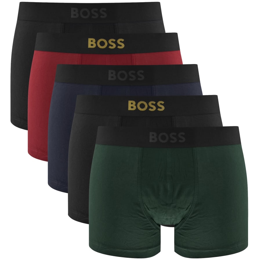 Image number 1 for BOSS Underwear 5 Pack Trunks Multi