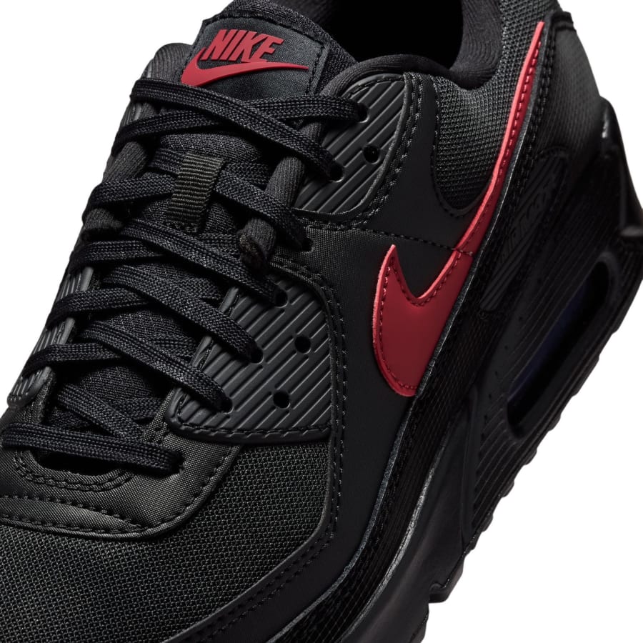 Image number 4 for Nike Air Max 90 Trainers Black