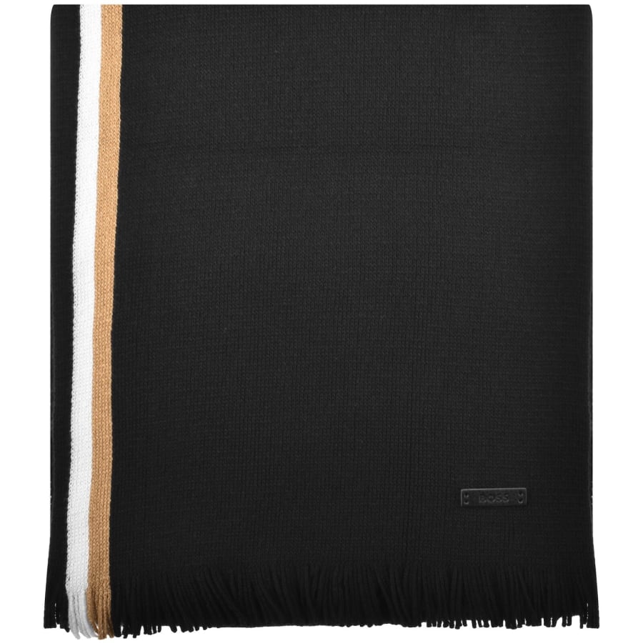 Image number 3 for BOSS Henzo Beanie And Scarf Gift Set Black