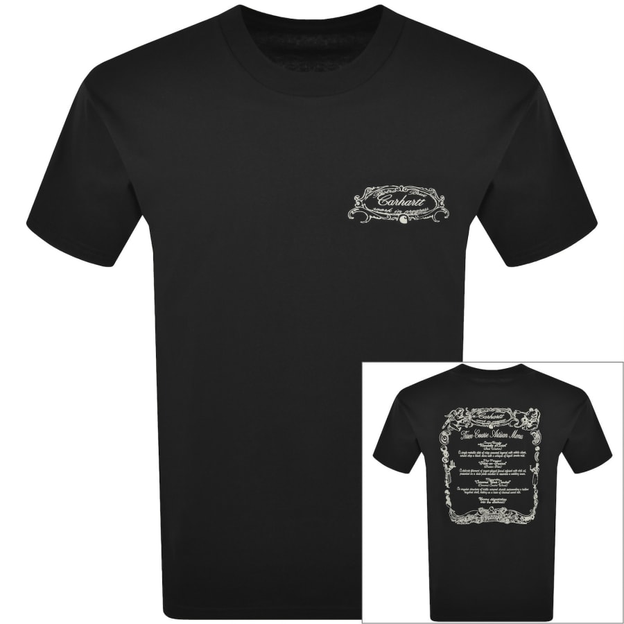 Image number 1 for Carhartt WIP Chez Graphic T Shirt Black