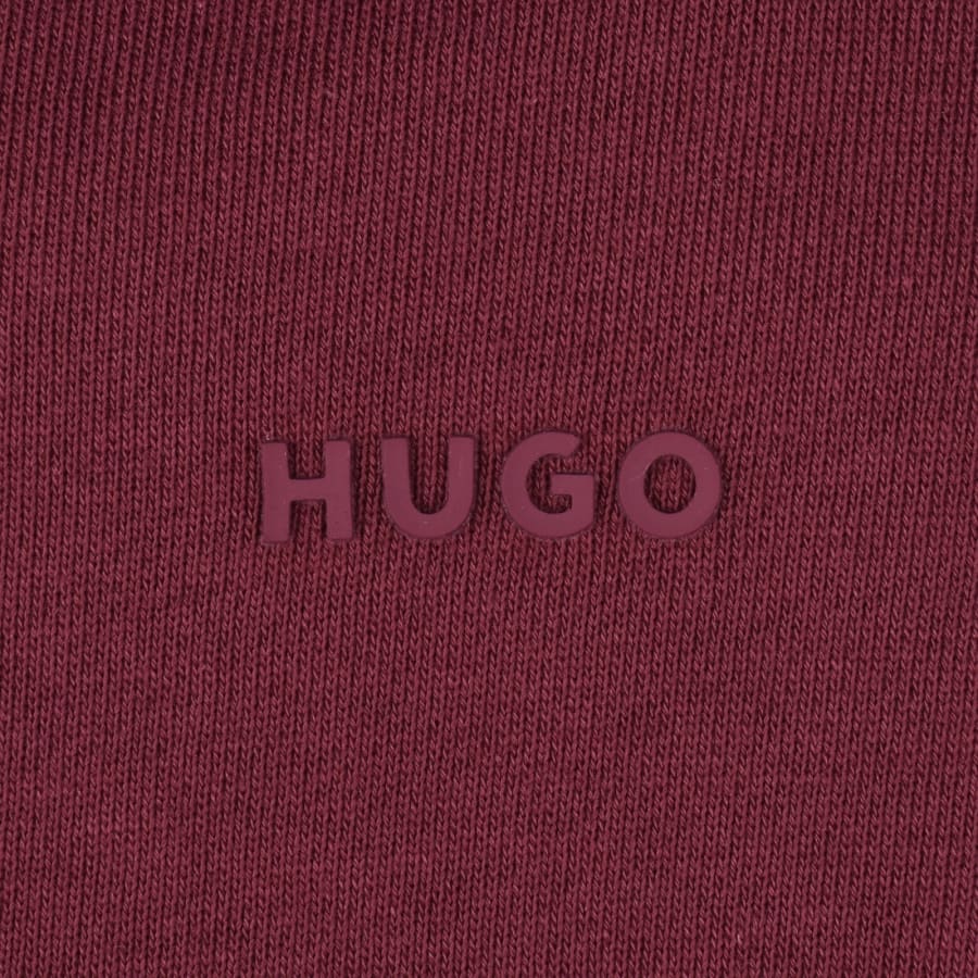 Image number 3 for HUGO Dapo Hoodie Purple