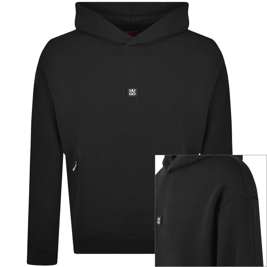 Image number 1 for HUGO Dery Hoodie Black