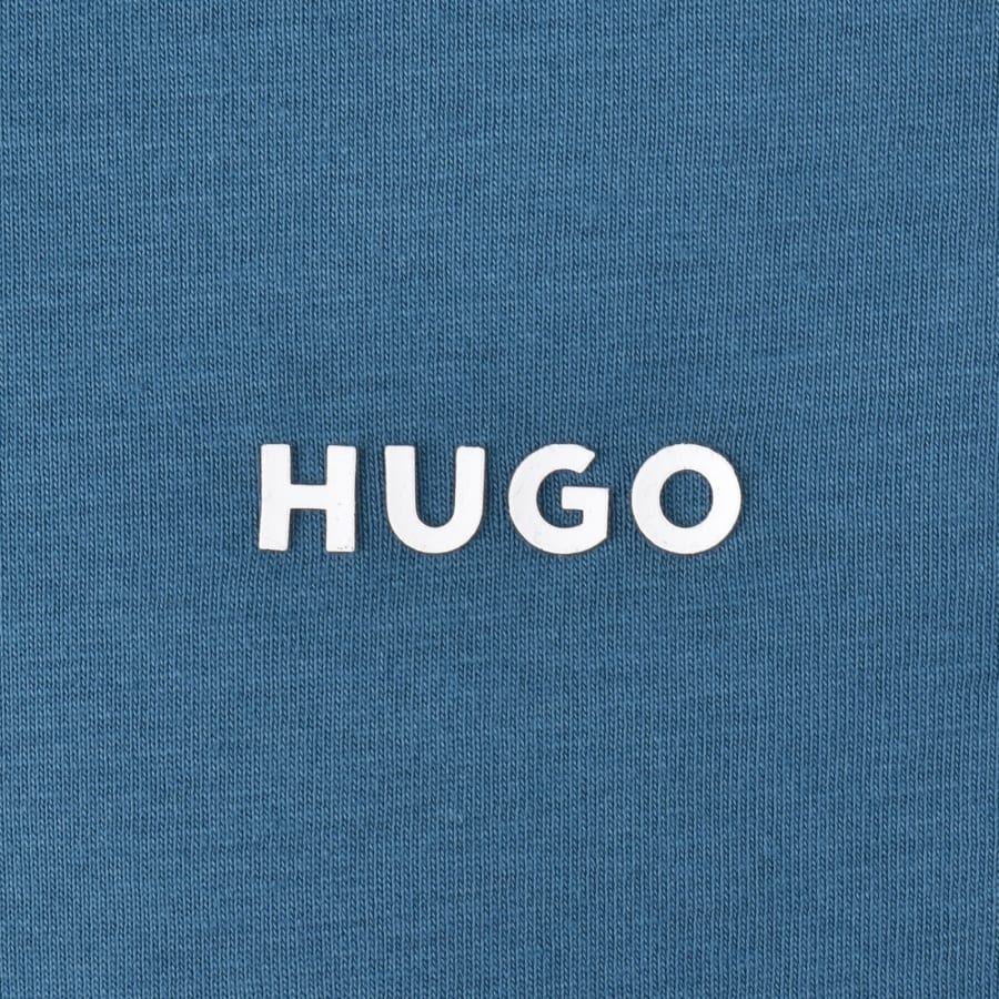 Image number 3 for HUGO Dero222 T Shirt Blue