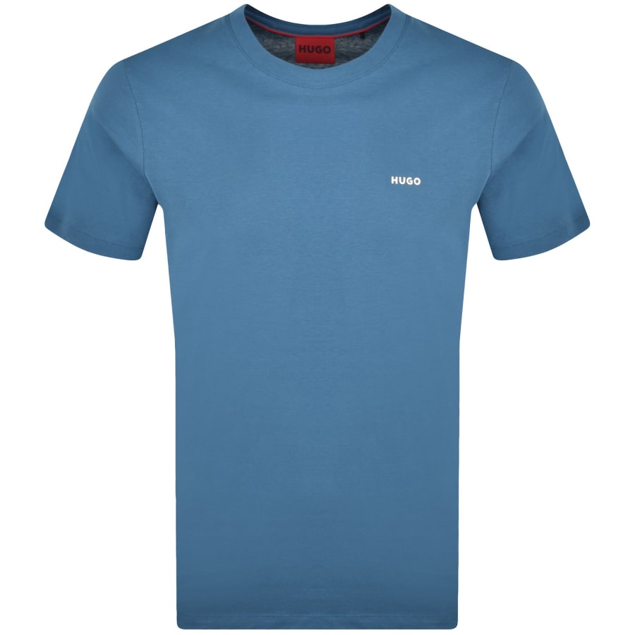 Image number 1 for HUGO Dero222 T Shirt Blue