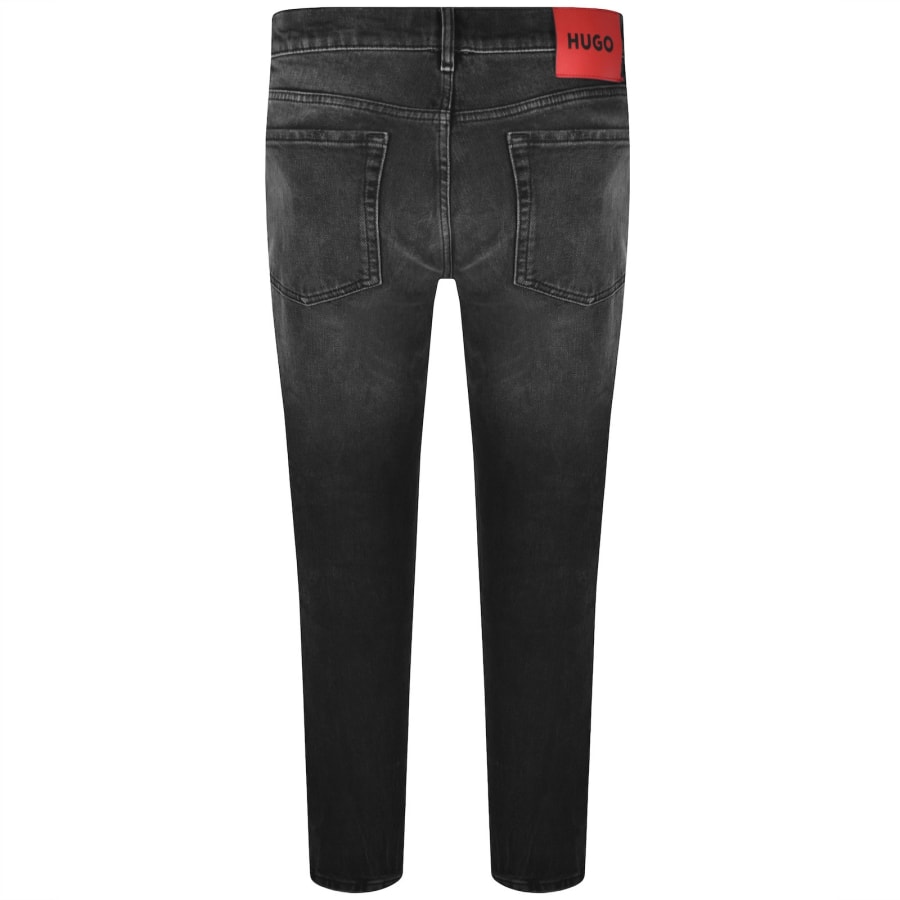 Image number 3 for HUGO 634 Tapered Fit Jeans Mid Wash Grey