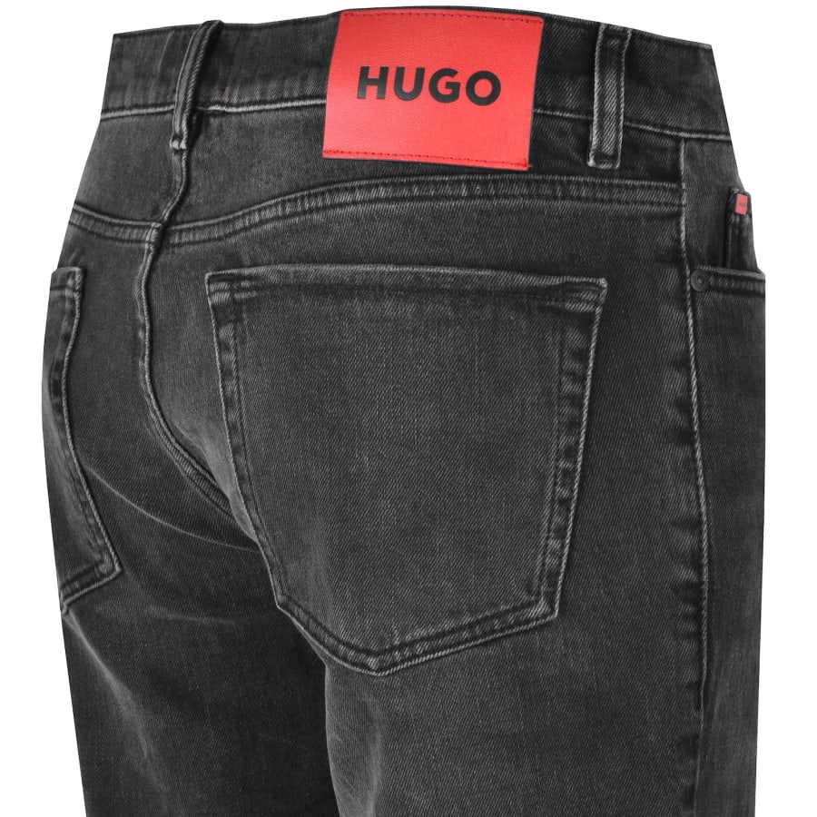 Image number 4 for HUGO 634 Tapered Fit Jeans Mid Wash Grey