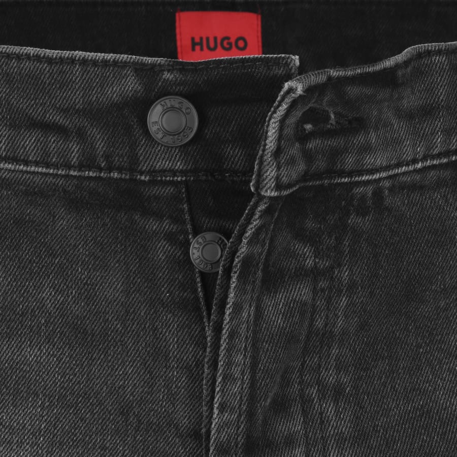 Image number 5 for HUGO 634 Tapered Fit Jeans Mid Wash Grey