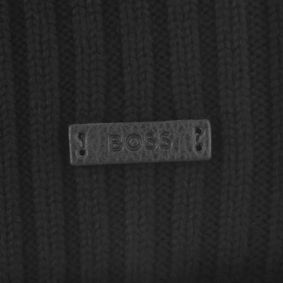 Image number 3 for BOSS Fati Wool Beanie Black