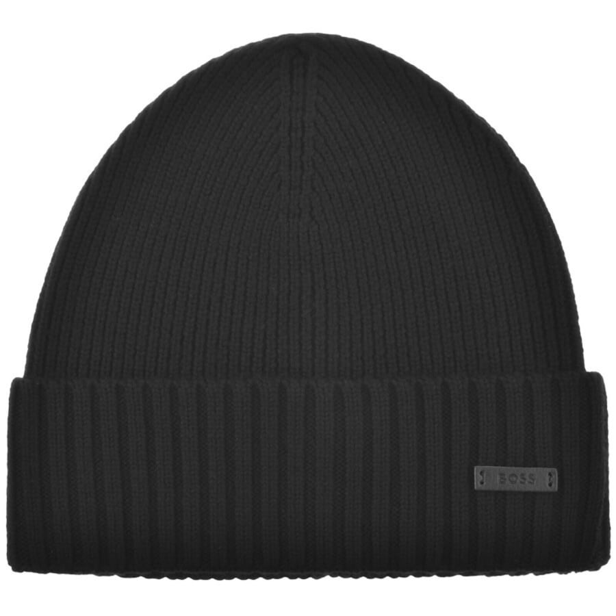 Image number 1 for BOSS Fati Wool Beanie Black