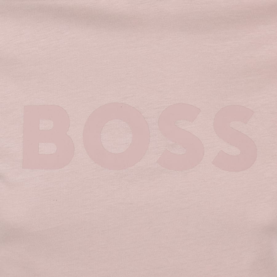 Image number 3 for BOSS Regular Fit Logo T Shirt Pink