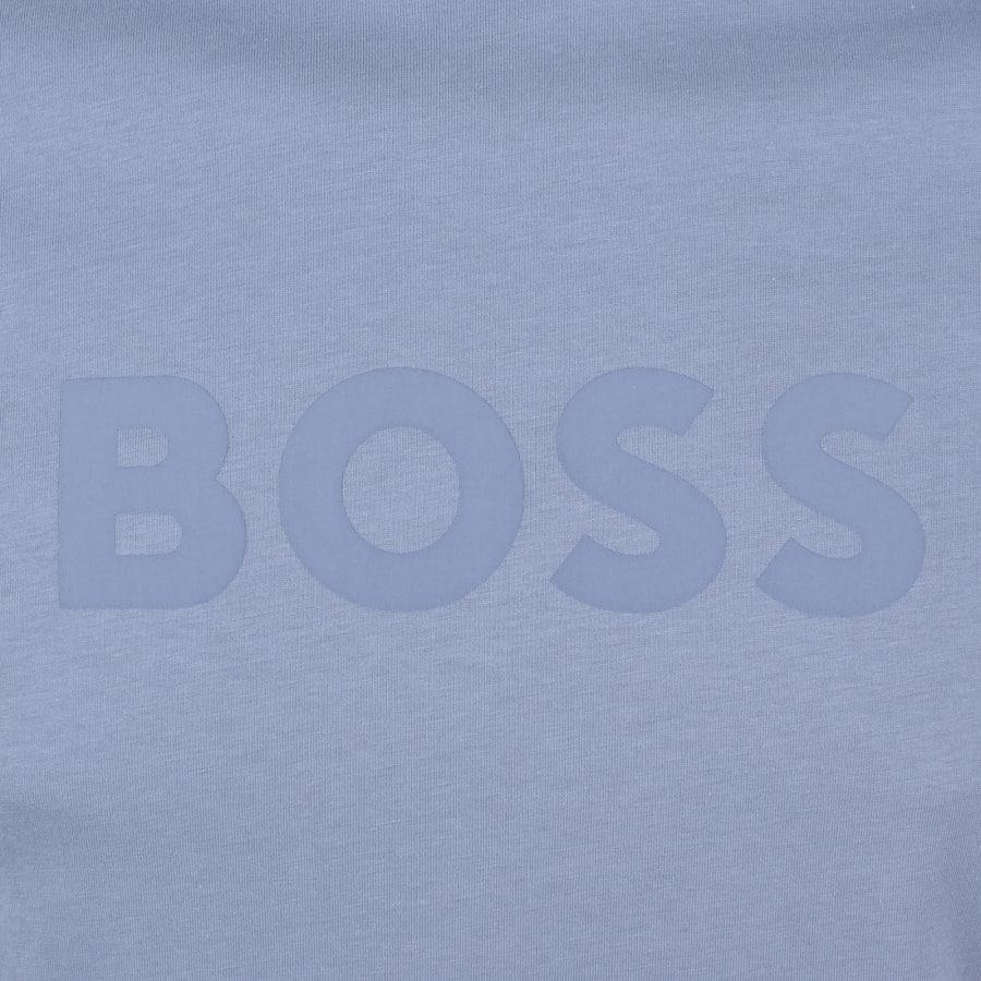 Image number 3 for BOSS Regular Fit Logo T Shirt Blue