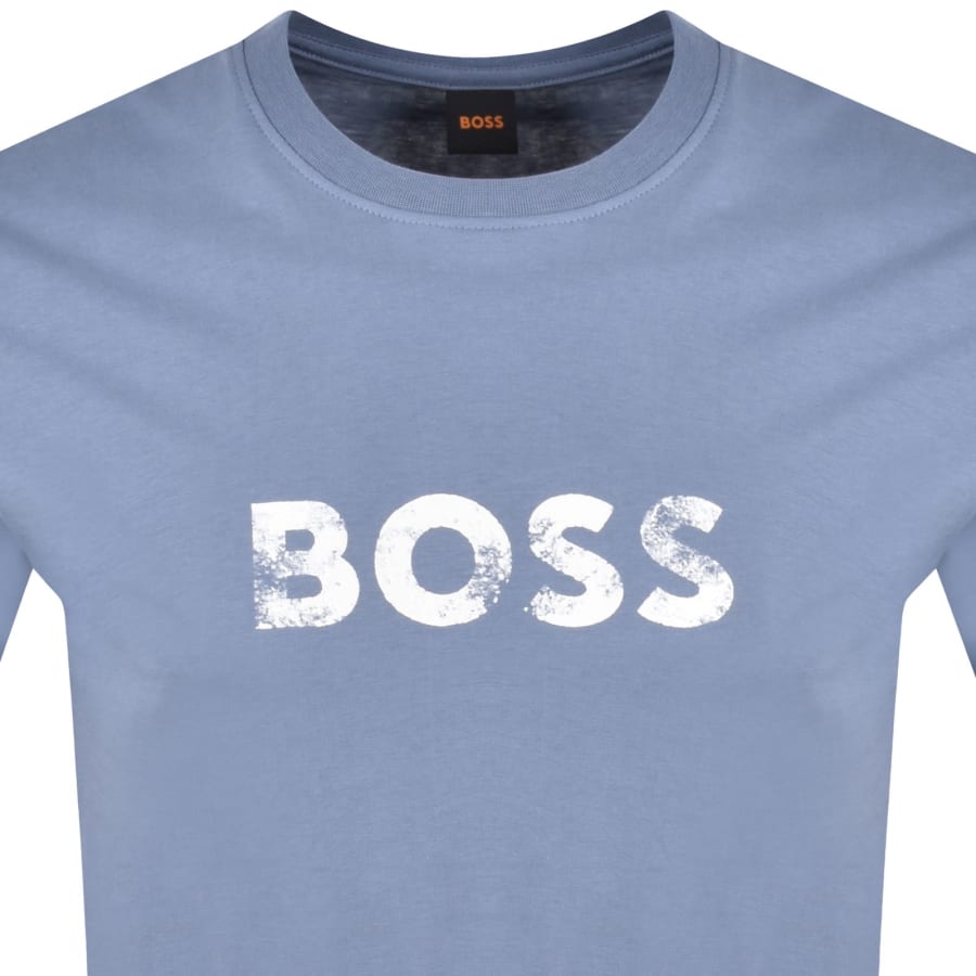 Image number 2 for BOSS Te Effect T Shirt Blue