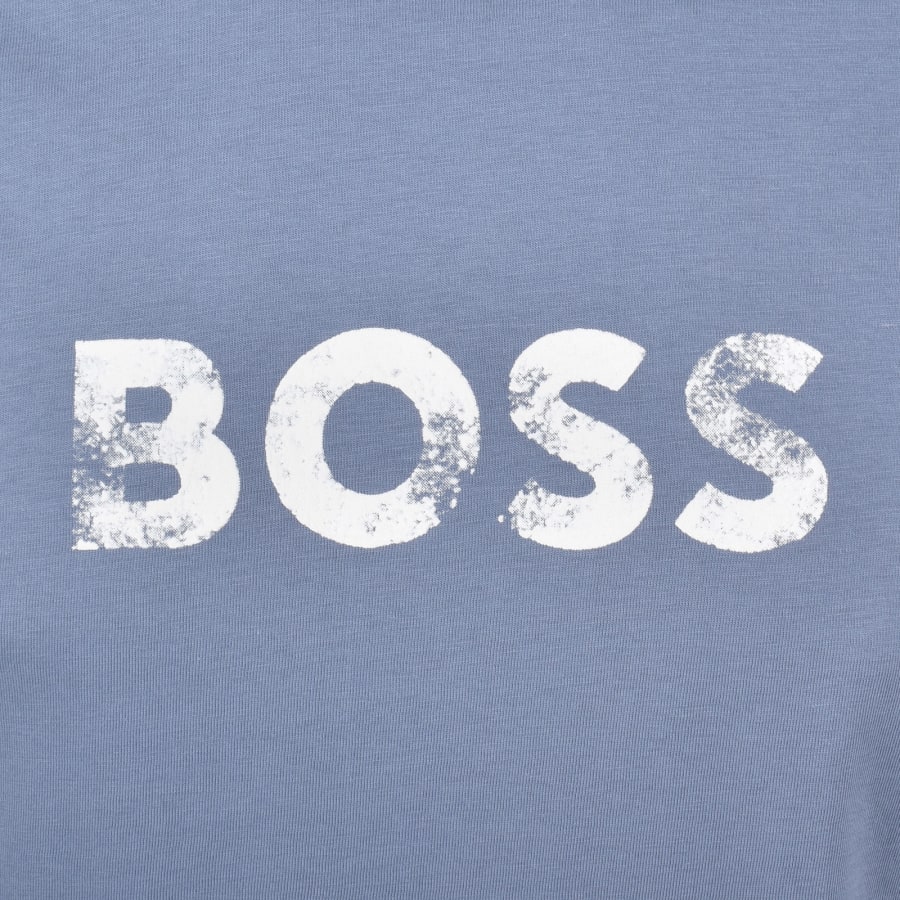 Image number 3 for BOSS Te Effect T Shirt Blue