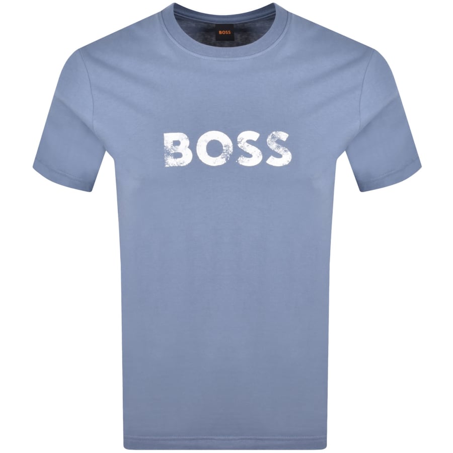 Image number 1 for BOSS Te Effect T Shirt Blue